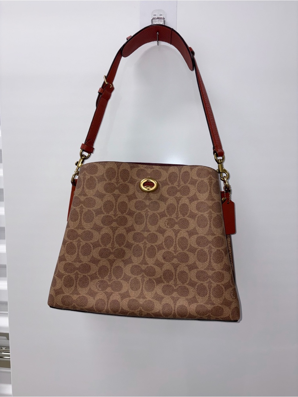 Coach Willow Shoulder Bag in Signature Canvas